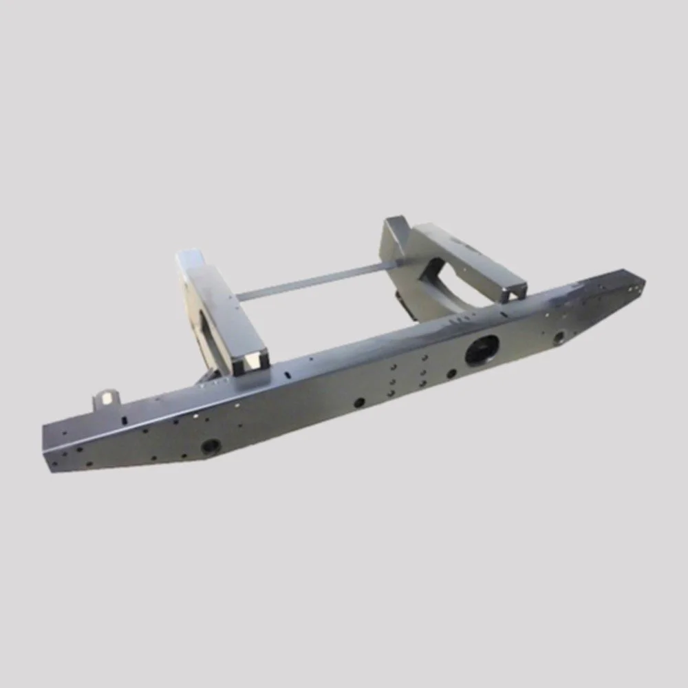 Defender 110 / 130 Td5 / Puma Rear Crossmember with 700mm Extensions – Standard, Black powder coated / Heavy duty, Black powder coated – DDS Metals