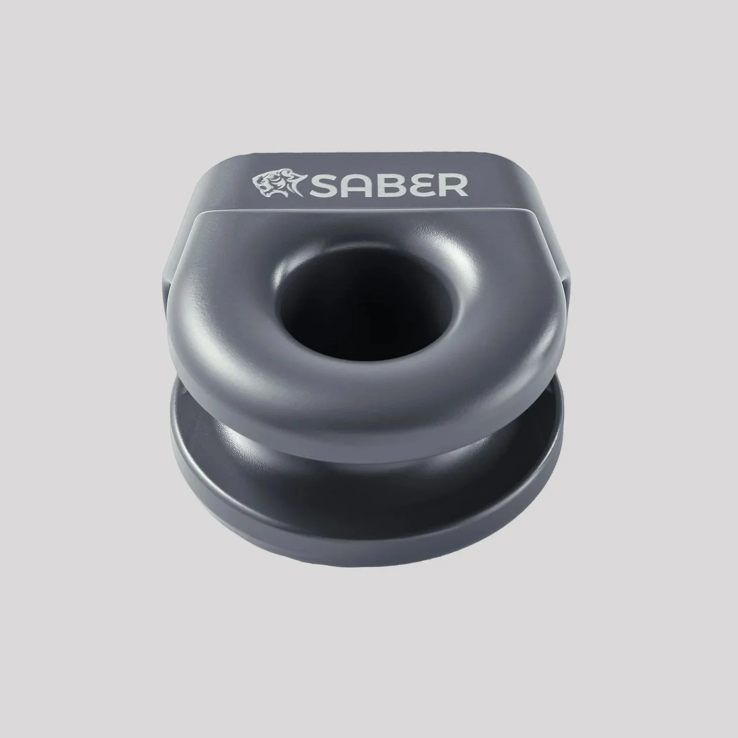 Saber Aluminium Spliced Winch Thimble - V2 – Cerakote Grey – Saber Offroad
