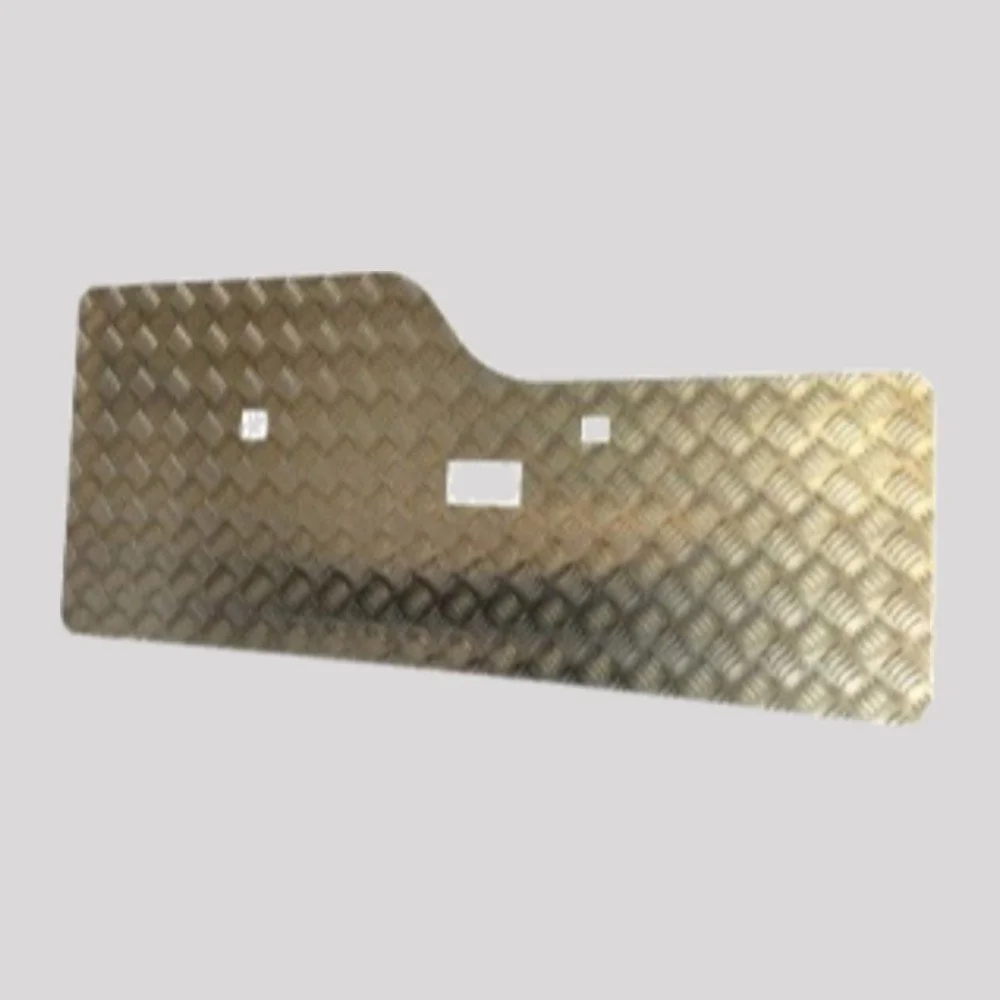 Discovery 2 Chequer Plate Rear Inner Door Card (7 Seater & Commercial) – Mill finish (bare aluminium) – DDS Metals
