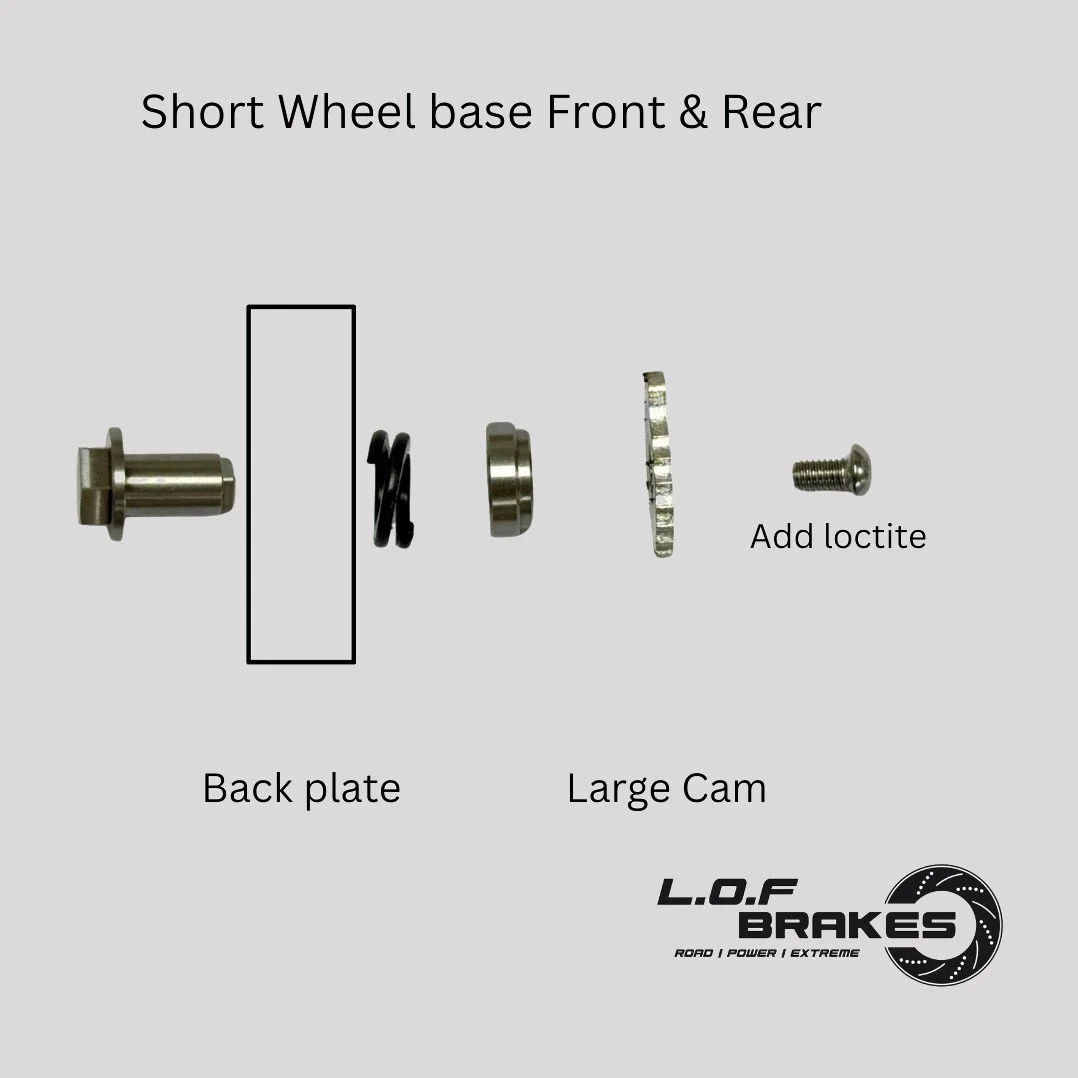 LOF Drum Brake Adjuster Kit - Stainless Steel - view 2