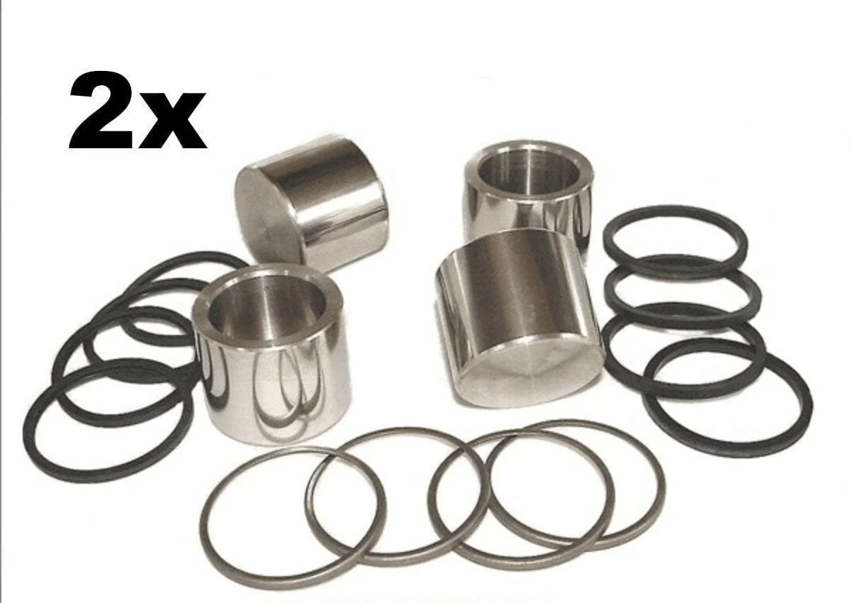 Defender Vented Front Brake Caliper Rebuild Kit - Stainless