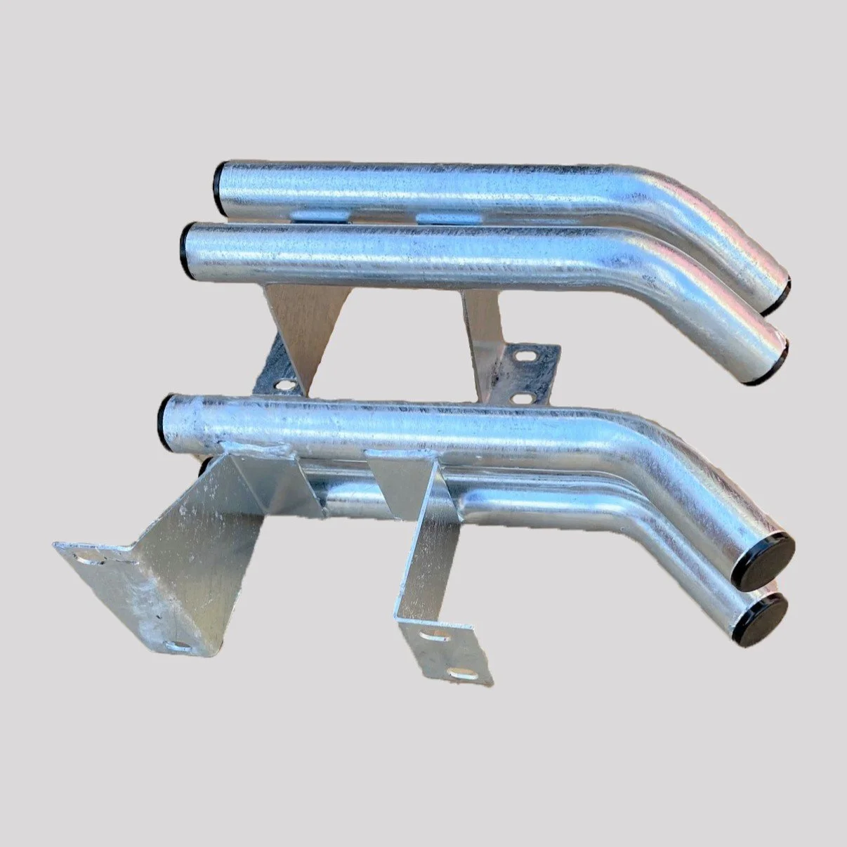 Defender Rear Corner Tubular Bumperettes – Galvanised – DDS Metals