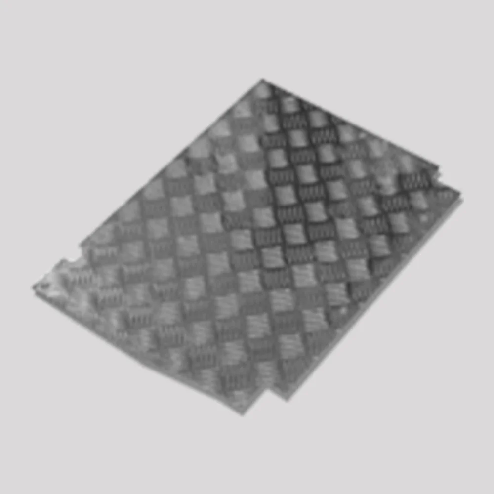 Defender 300Tdi, Td5 & V8 Front Floor Plate – Left, Chequer plate – DDS Metals