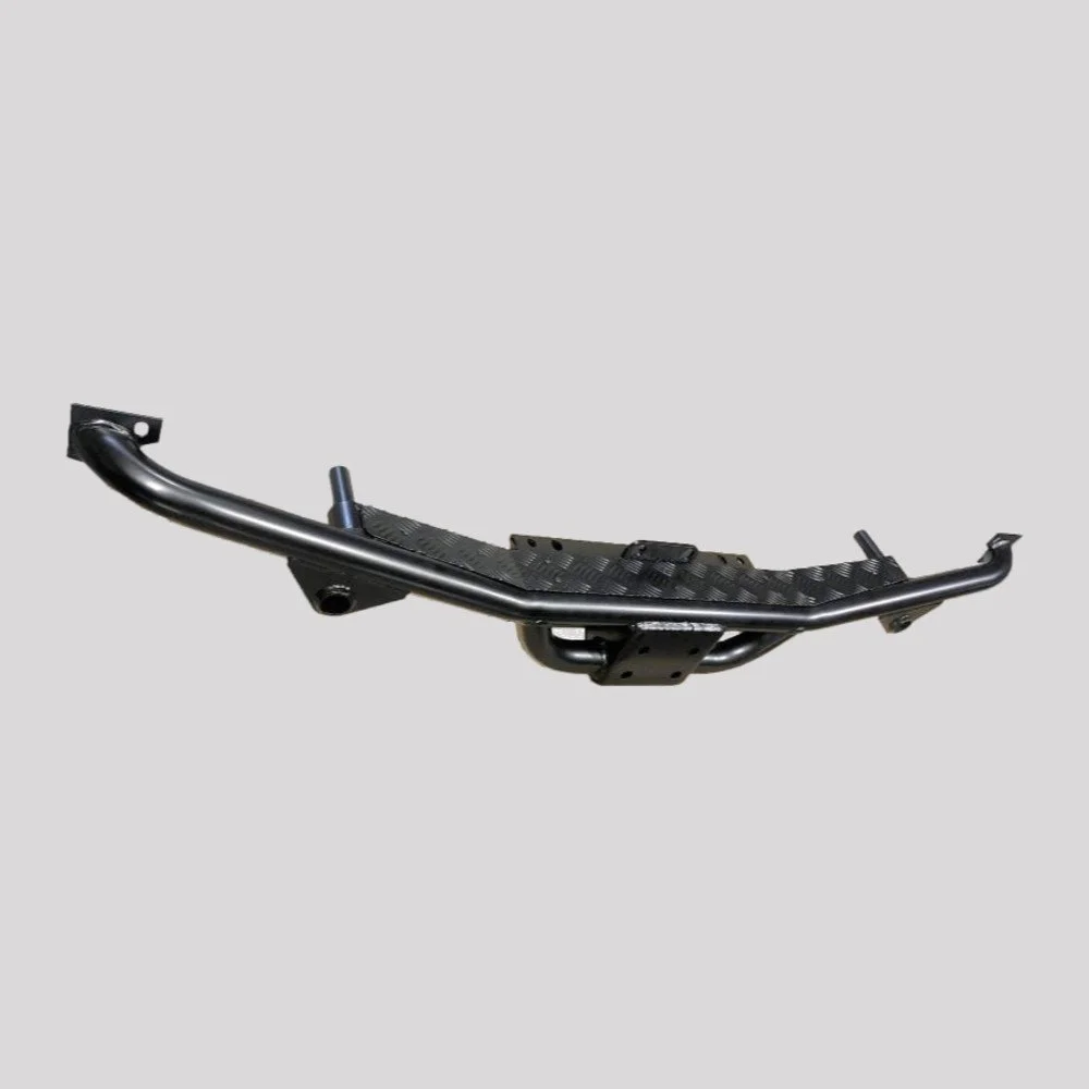 Defender NAS Style Rear Tow Step (50mm Ball) – Black chequer plate top – DDS Metals