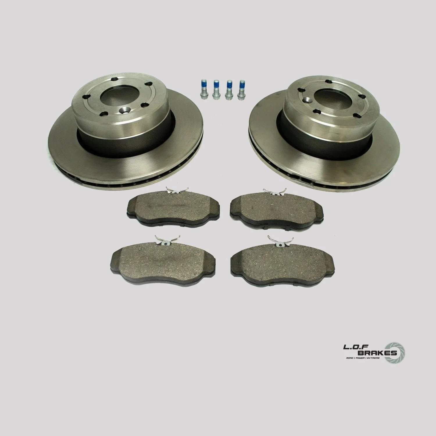 LOF ROADspec Front Brake Kit - Disco 2 (98-04)