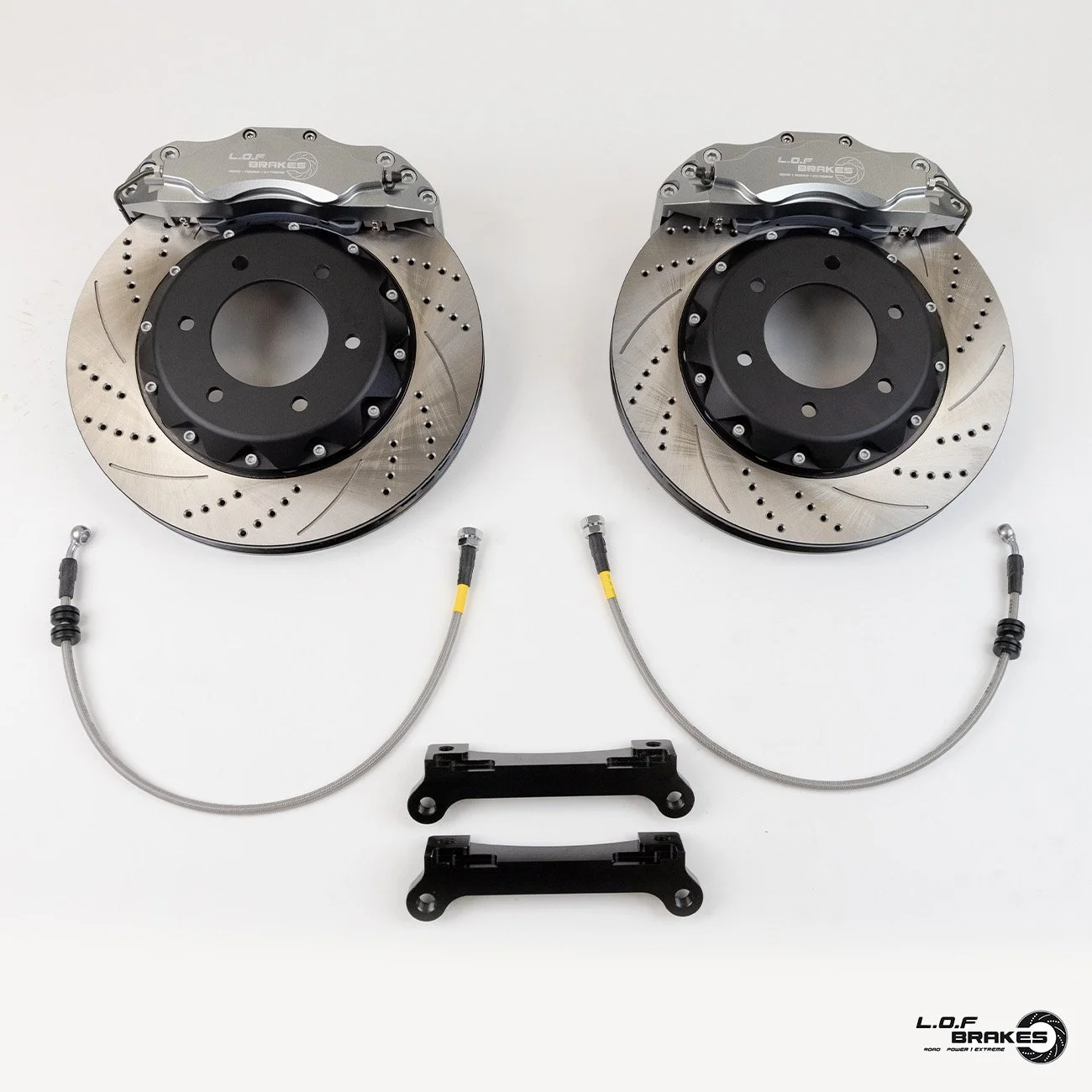 LOF EXTREMEspec Front Big Brake Kit - Ford Ranger 2.2/3.2 TDCi (12-on) 18"