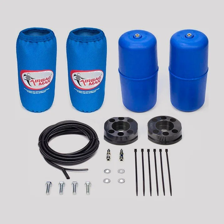 Pedders Airbag Man Air Suspension Helper Kit for Coil Springs - High Pressure for Defender 90/110/130, Discovery 1/2 & more