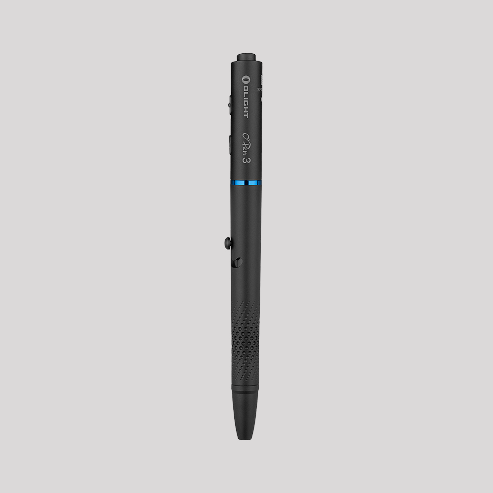 Olight O'Pen 3 penlight side view showing the control switches