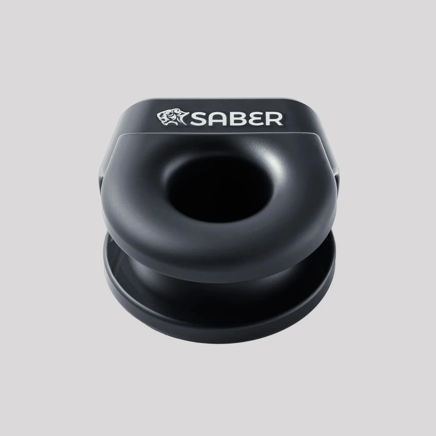Saber Aluminium Spliced Winch Thimble - V2 – Cerakote Black – Saber Offroad
