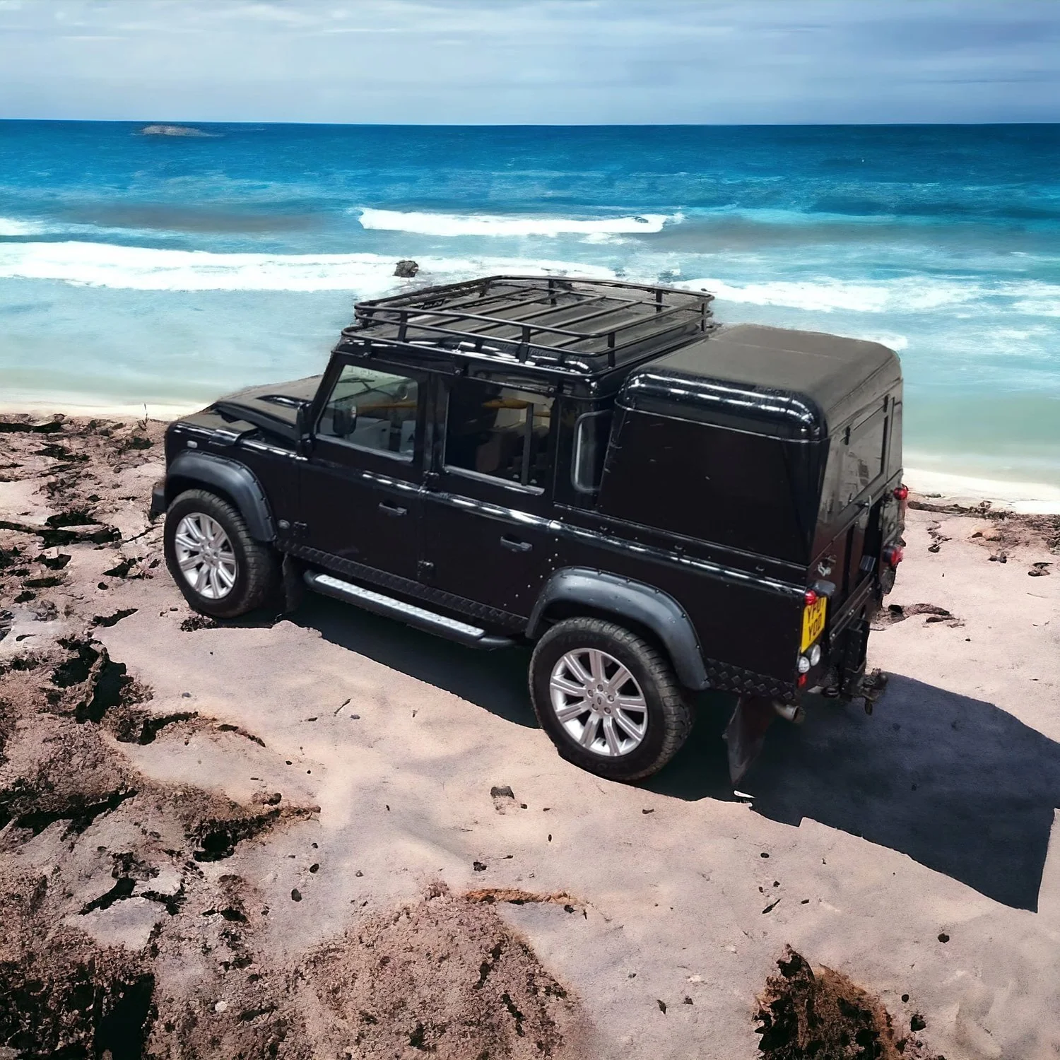 MCB 4x4 Defender 110 Crew Cab Expedition Roof Rack – handmade steel roof rack for the Land Rover Defender 110 Crew Cab (photo 5 of 11)