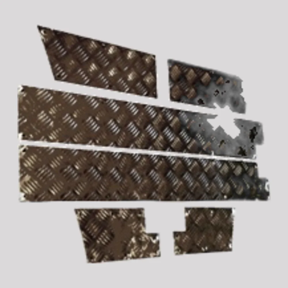 Defender 90 Bottom of Door & Wing Chequer Plate Trim Kit – DDS Metals
