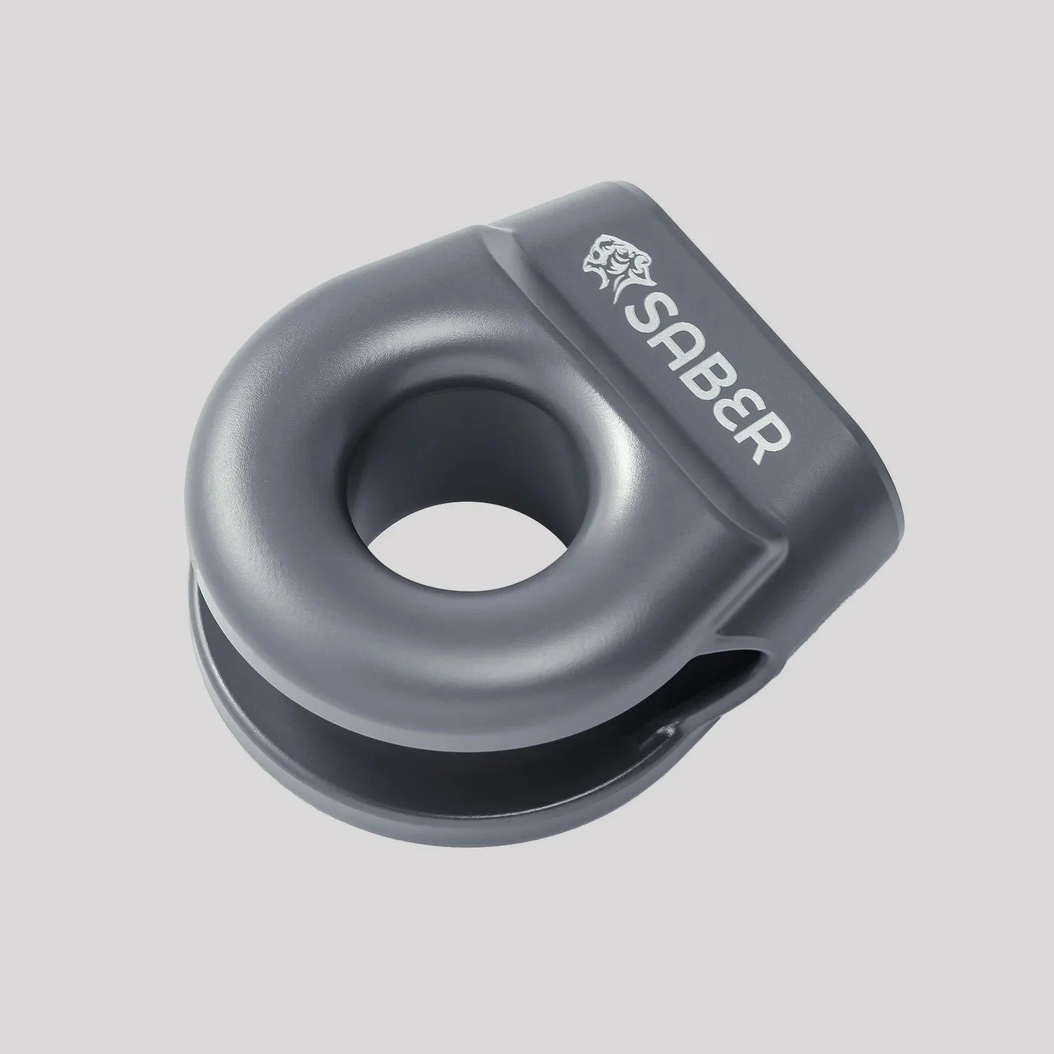 Saber Aluminium Spliced Winch Thimble - V2 – Cerakote Grey – Saber Offroad