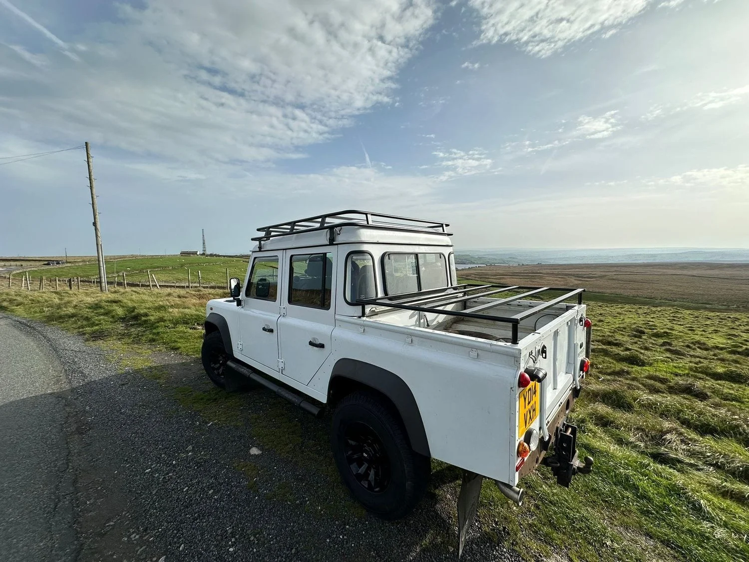 MCB 4x4 Defender 110 Crew Cab Flat Roof Rack – handmade steel roof rack for the Land Rover Defender 110 Crew Cab (photo 2 of 11)