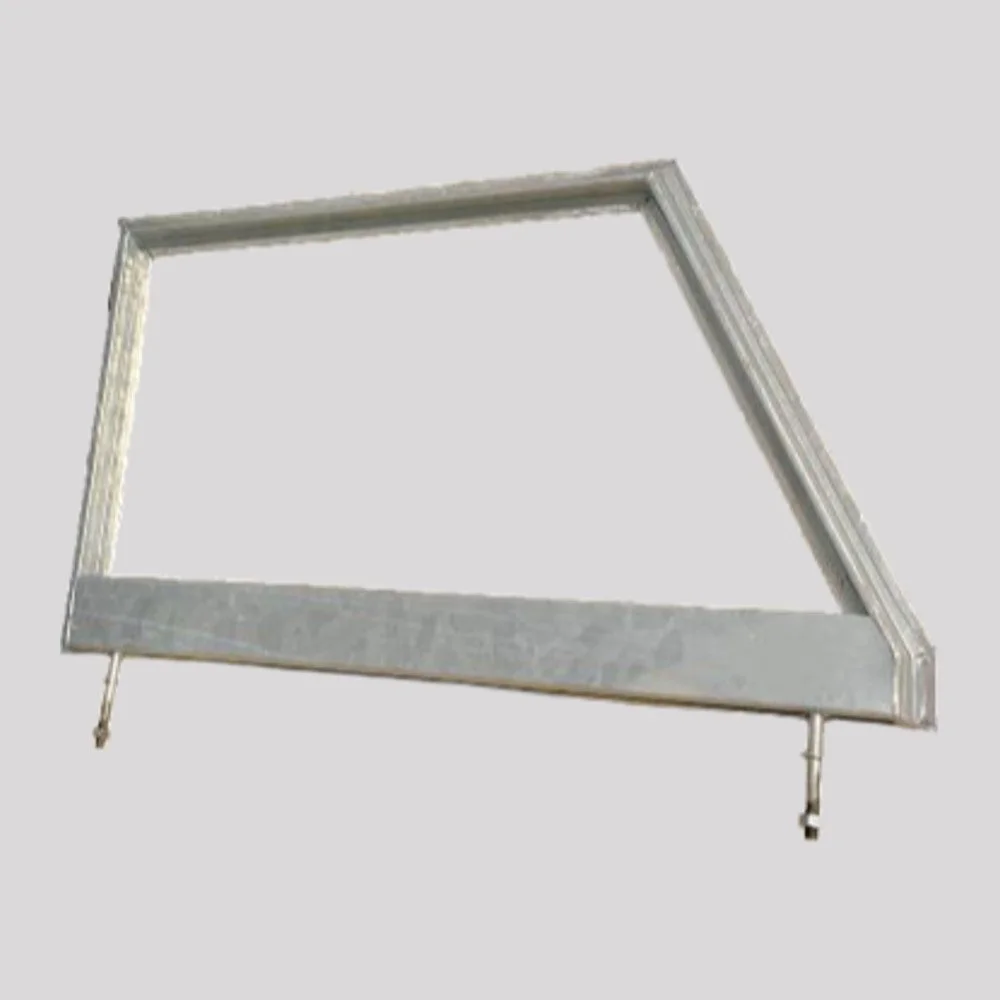 Series 2 Front Door Top – Left, Unglazed, Galvanised – DDS Metals