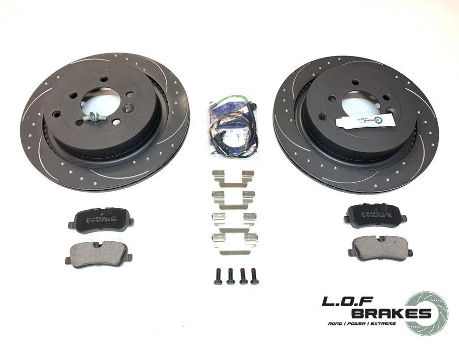 LOF POWERspec Rear Brake Kit - Land Rover Disco 3/4 2.7 TDV6