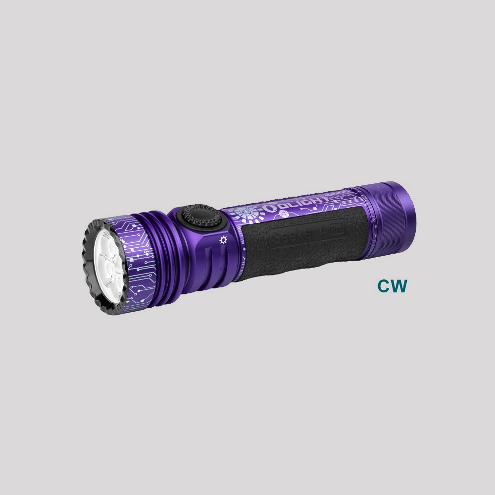 Olight Seeker 4 Pro LED Torch – Cyber Violet