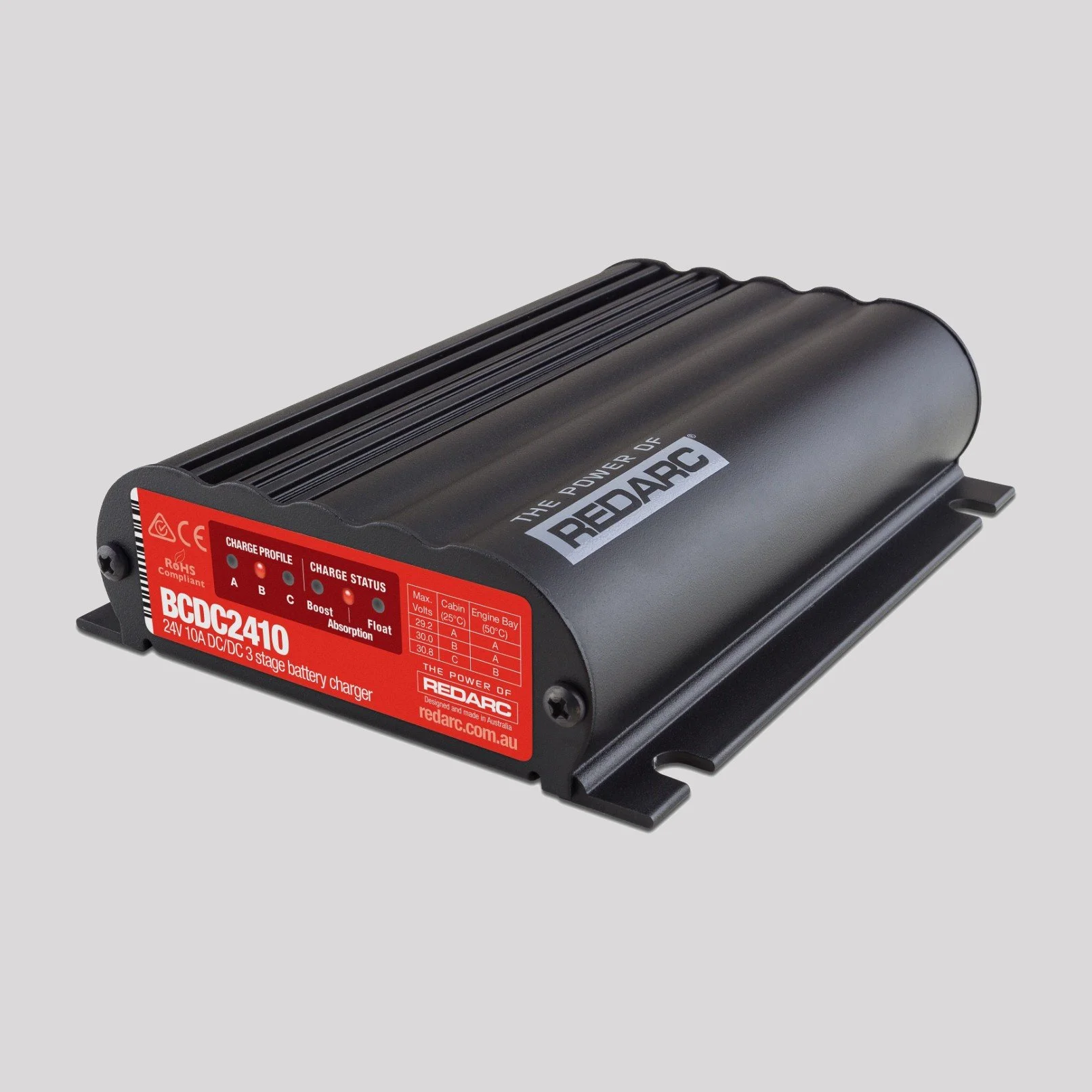REDARC 24V 10A DC-DC 3 Stage Battery Charger with MPPT Solar (BCDC2410)
