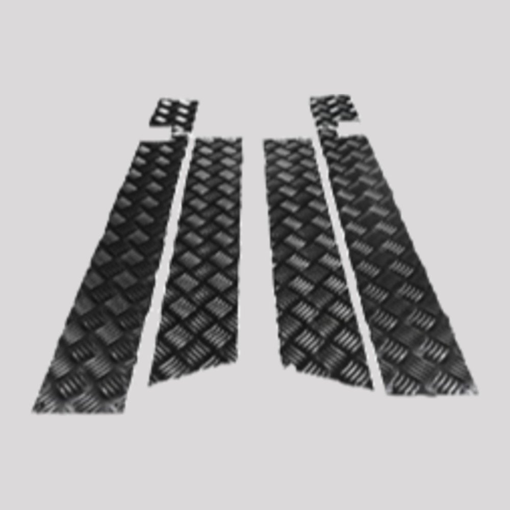 Defender 110 2 Door Bottom of Door & Wing Chequer Plate Trim Kit – DDS Metals