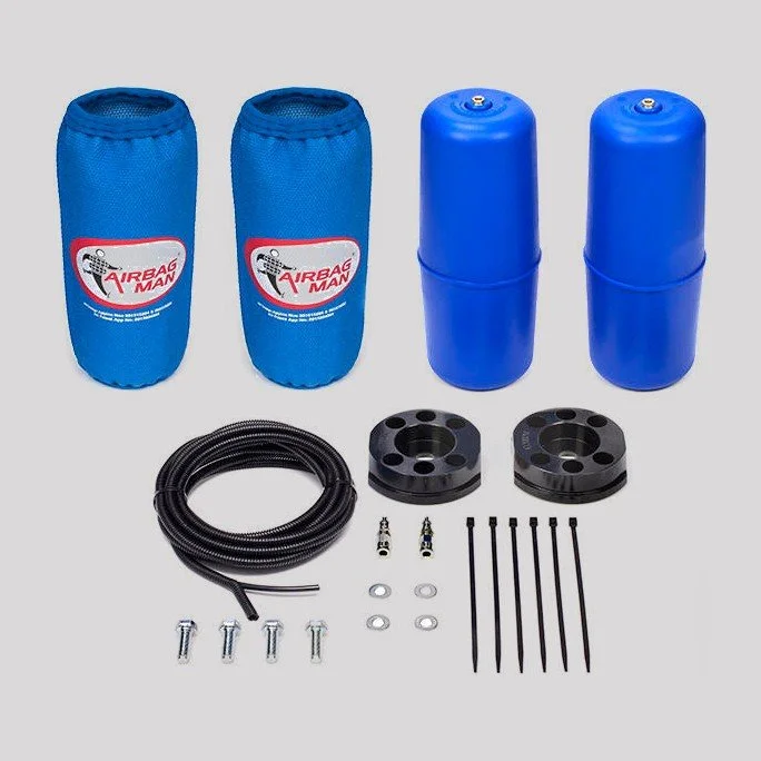 Pedders Airbag Man Air Suspension Helper Kit for Coil Springs - High Pressure for Defender 90/110/130, Discovery 1/2 & more