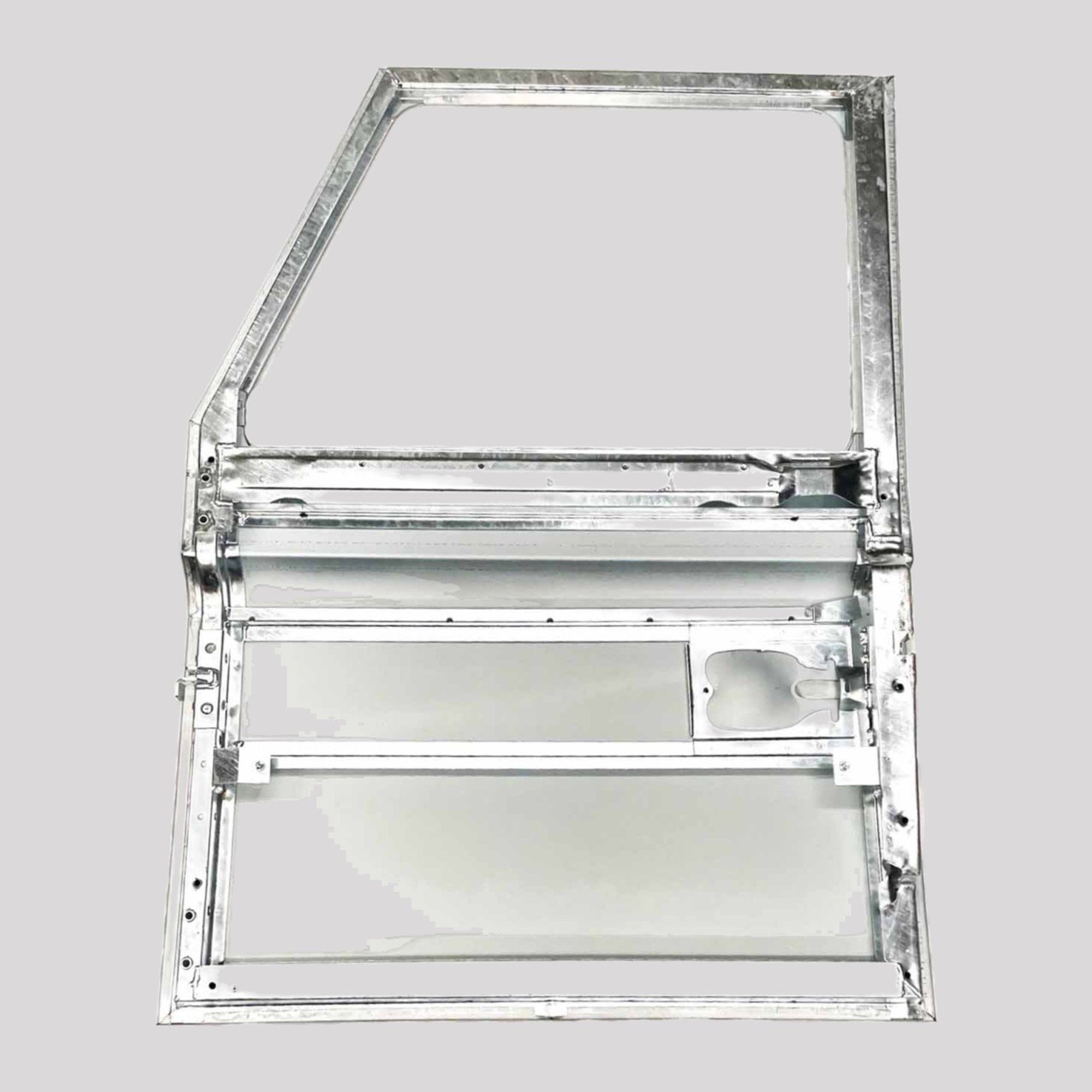 Defender Front Door Push Button (94-06) – galvanised frame – DDS Metals