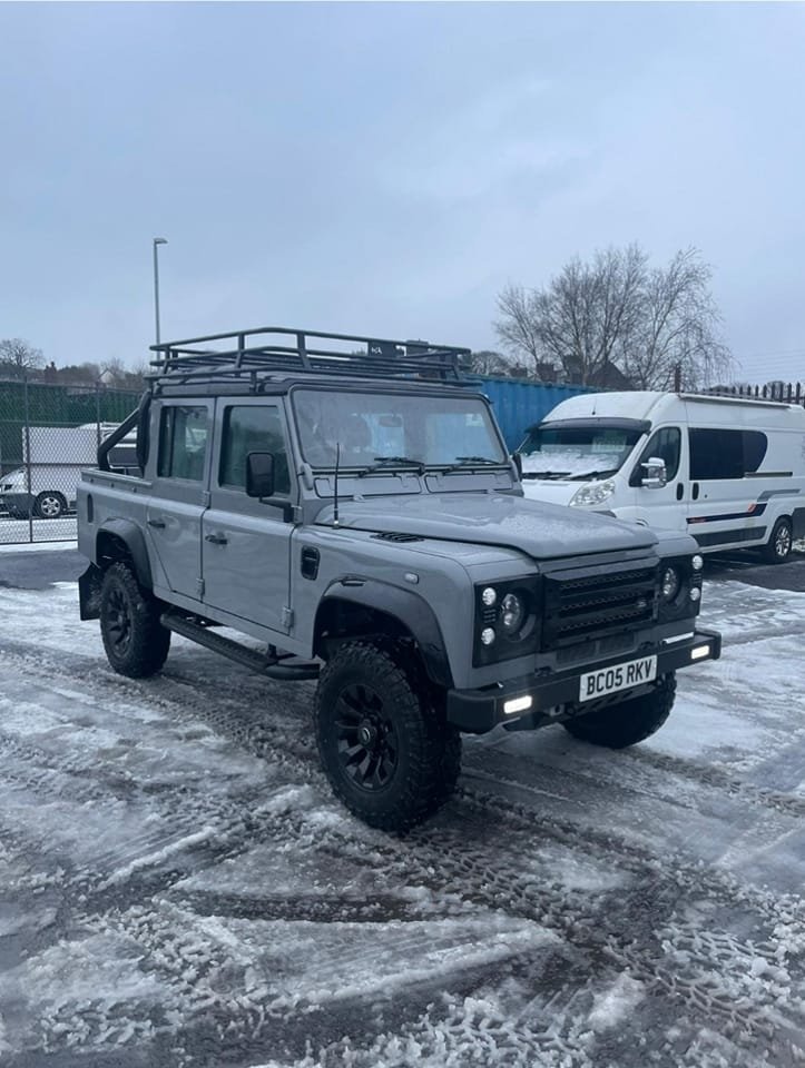 MCB 4x4 Defender 110 Crew Cab Expedition Roof Rack – handmade steel roof rack for the Land Rover Defender 110 Crew Cab (photo 6 of 11)