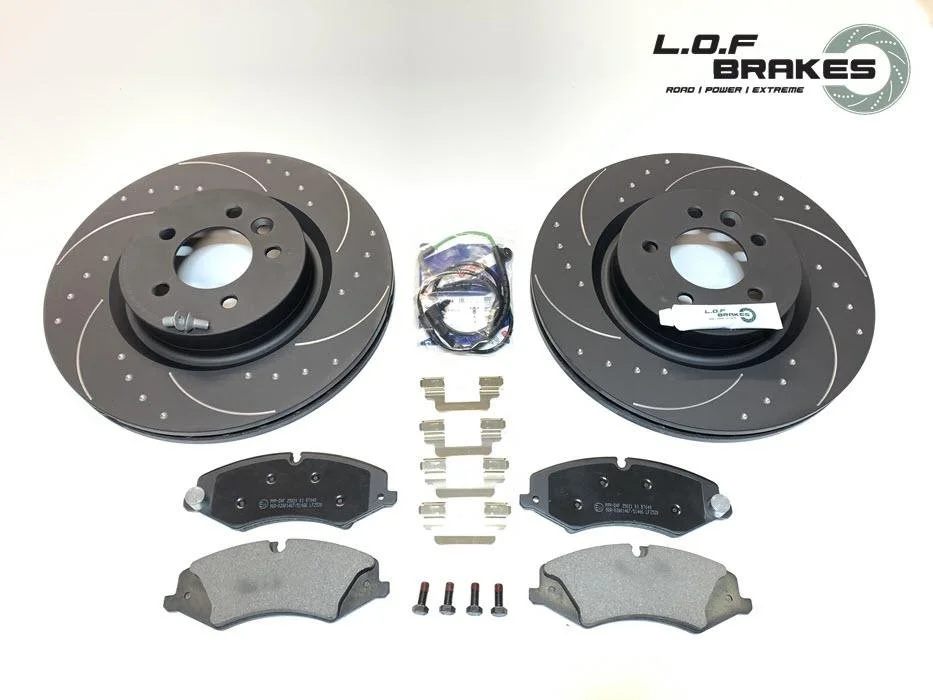 LOF POWERspec Front Brake Kit - Land Rover Disco 4 3.0 SDV6