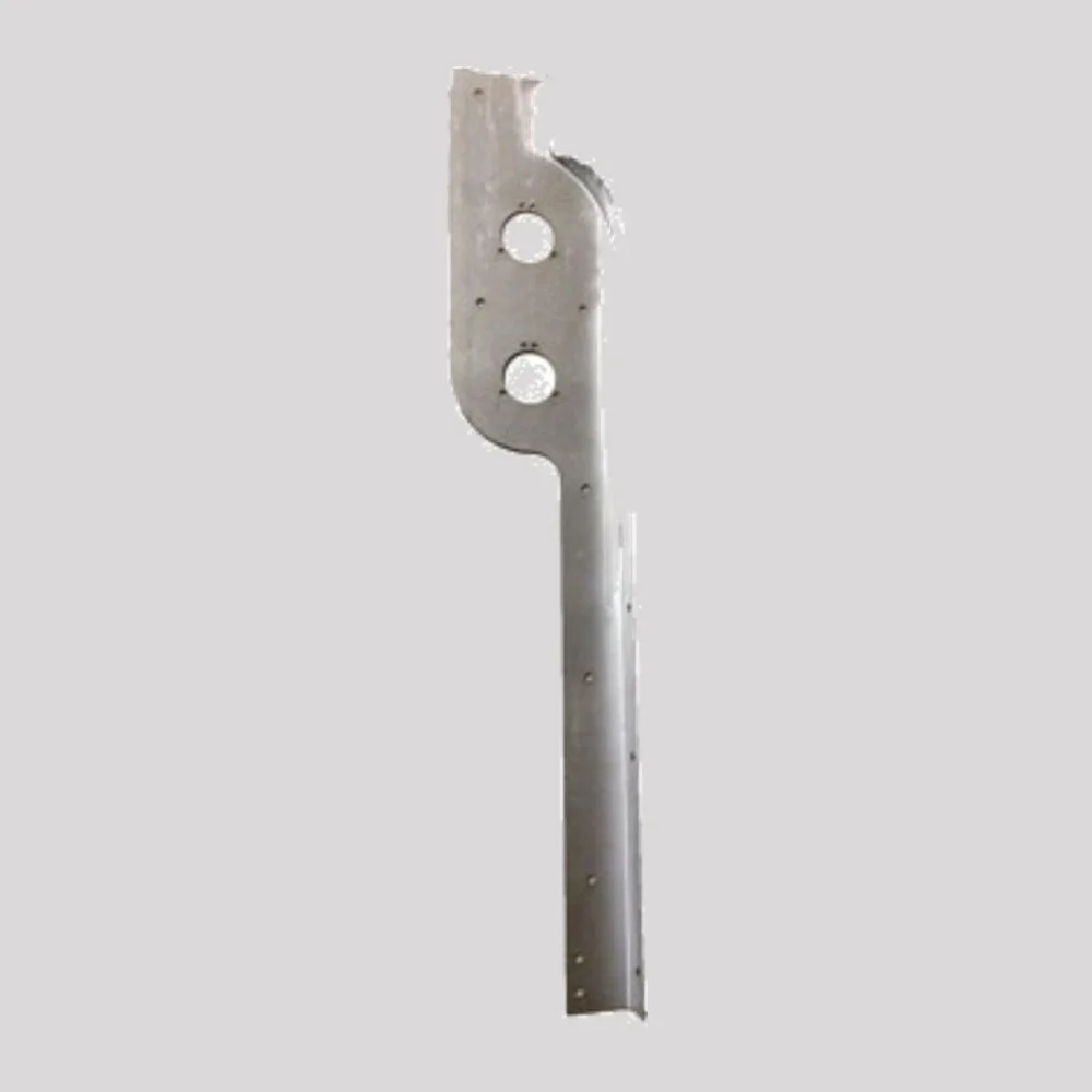 Series 2, 2A & 3 Rear Wing Corner Capping – Left, Galvanised sheet (natural) – DDS Metals