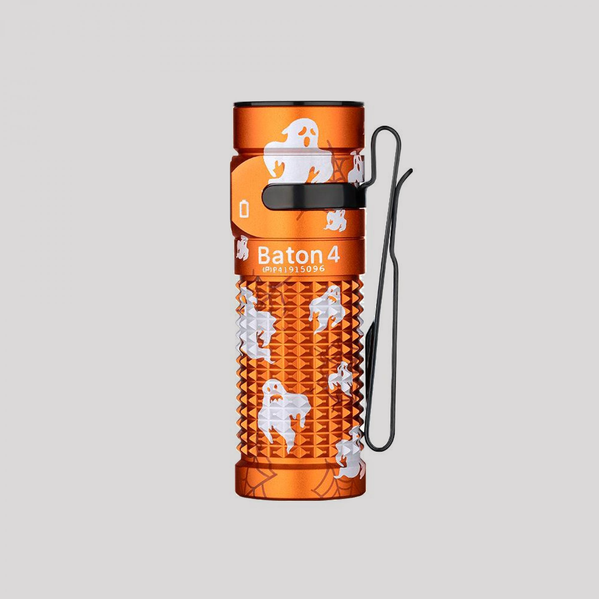 Olight Baton 4 Premium Edition with charging case – Spooky Web