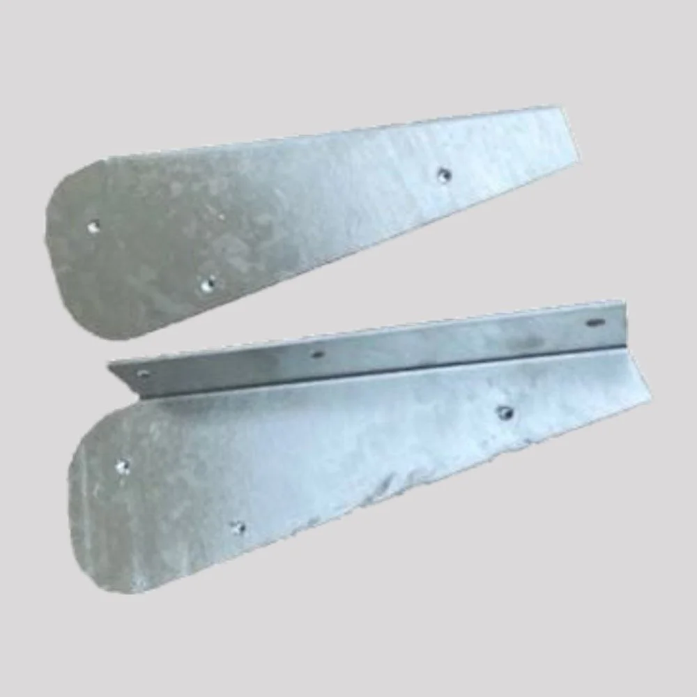 Defender Extended (Wide Wheel) Rear Mudflap Brackets, Galvanised (Pair) – DDS Metals