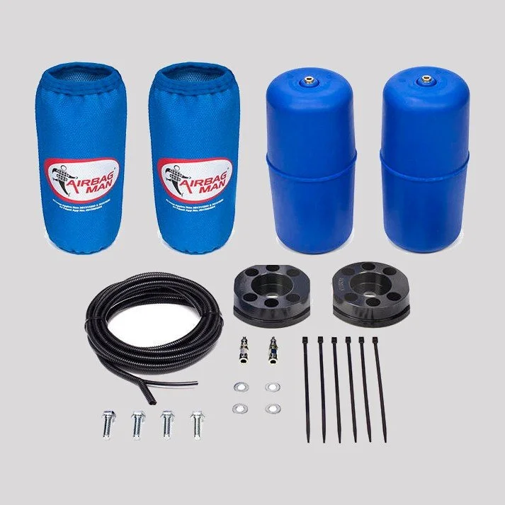 Pedders Airbag Man Air Suspension Helper Kit for Coil Springs - High Pressure for Defender 90/110/130, Discovery 1/2 & more