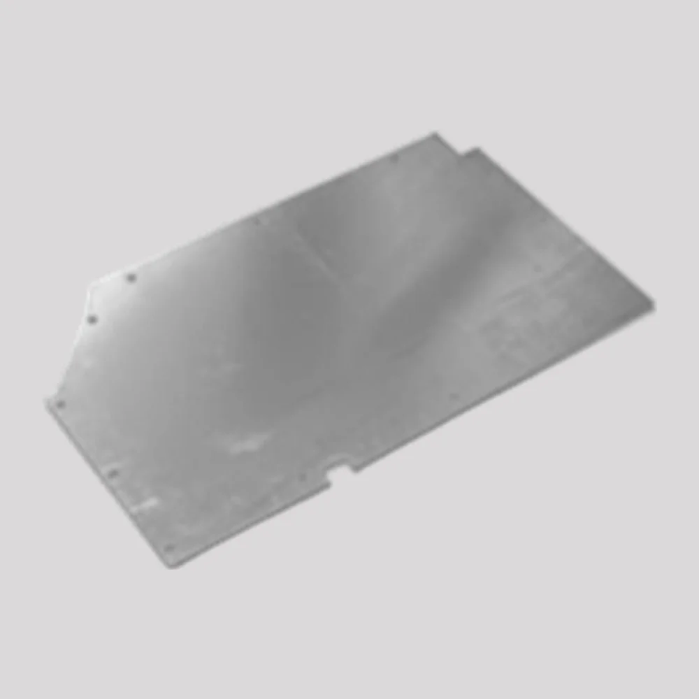 Defender 200Tdi / 4 Cylinder Front Floor Plate – Left, Plain aluminium – DDS Metals