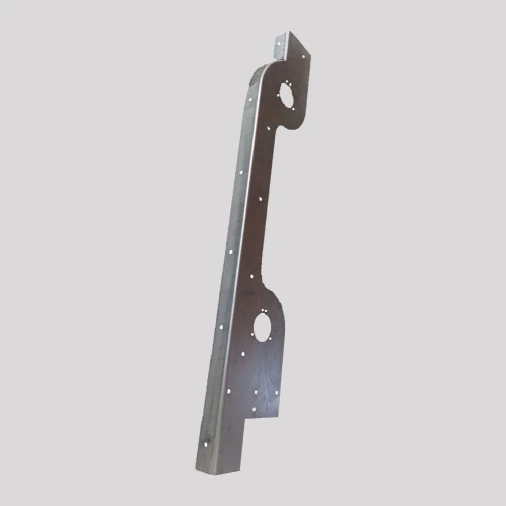 Defender Rear End Quarter Panel Flashing – Left, Black powder coated – DDS Metals