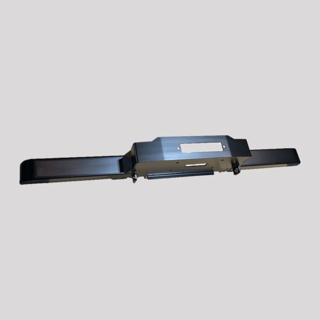 Defender Air Con Winch Bumper with Soft A-Bar & End Cap Holes – Without DRL lights – DDS Metals