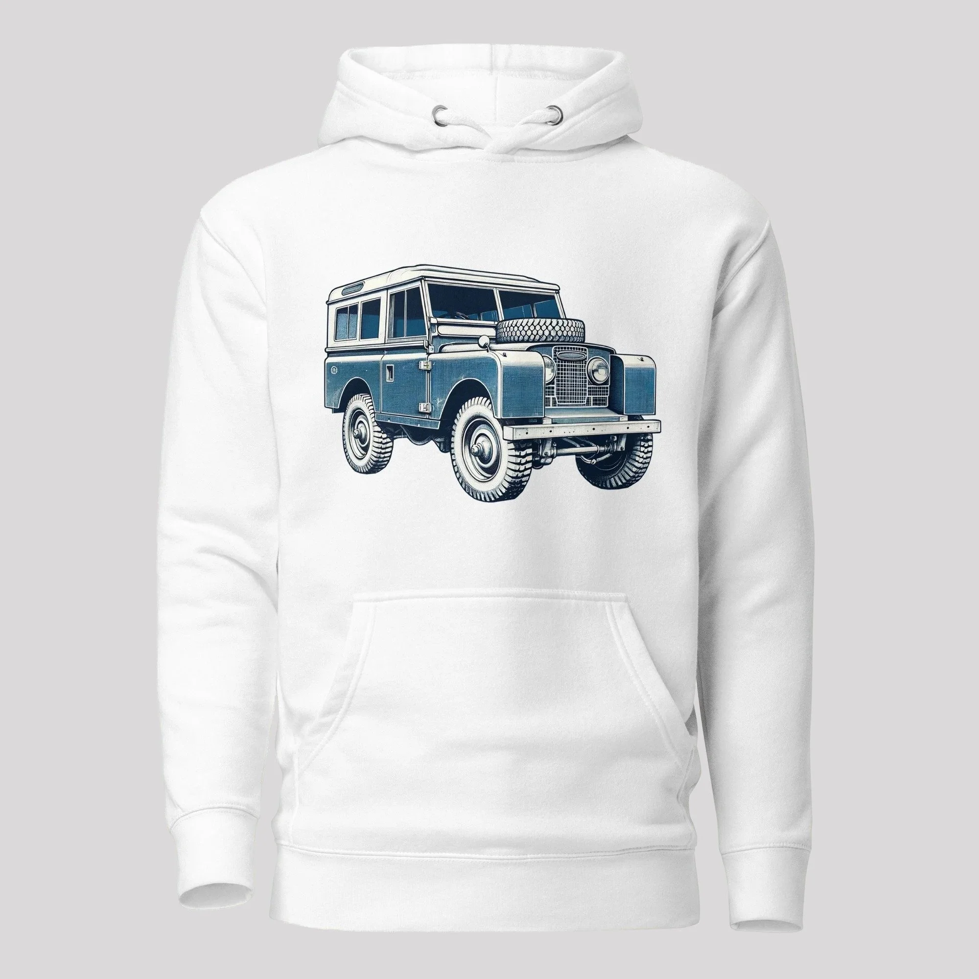 Land Rover Classic Series hoodie – White