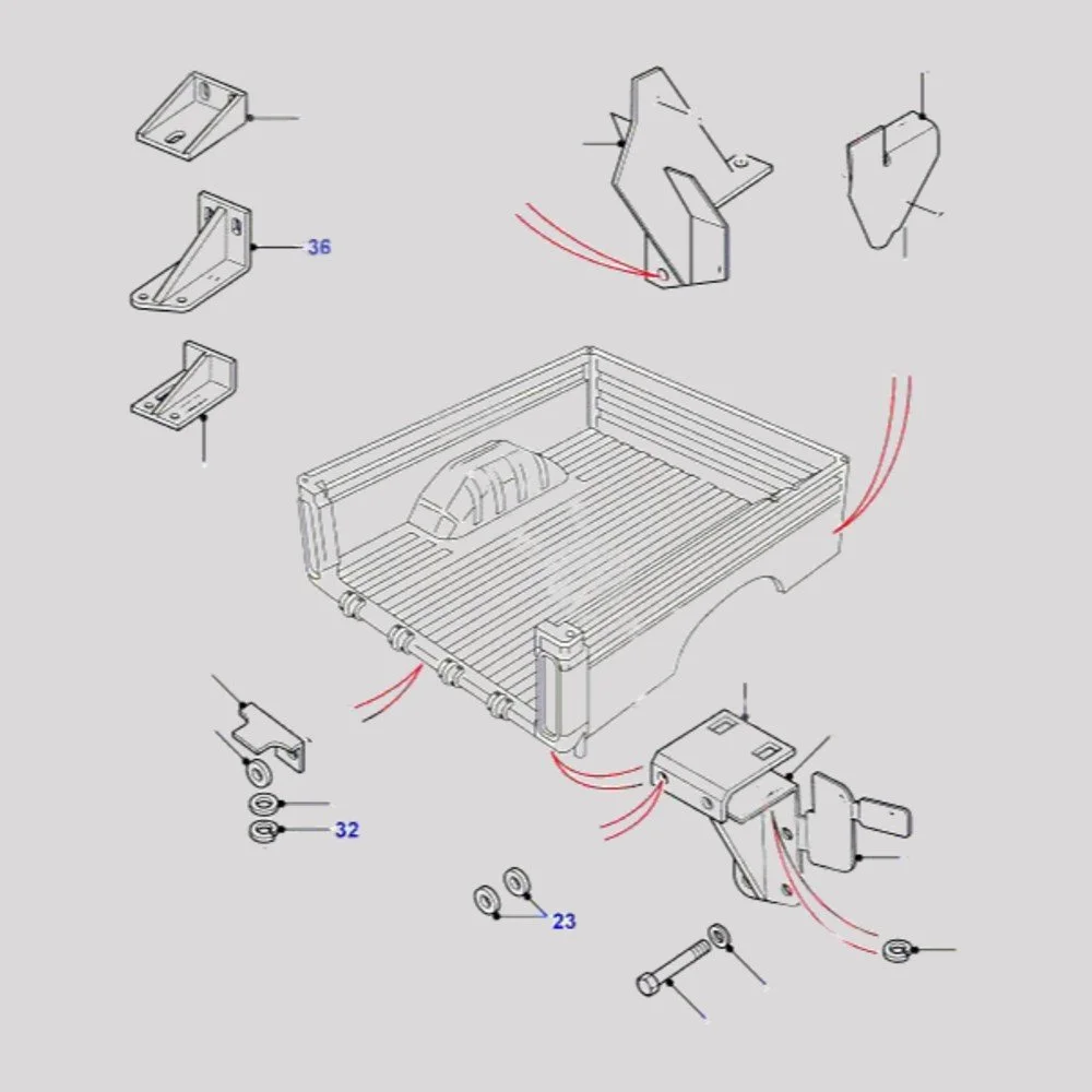 Defender High Capacity Inner Subframe Bracket & Spacer Kit (Set of 3) – DDS Metals