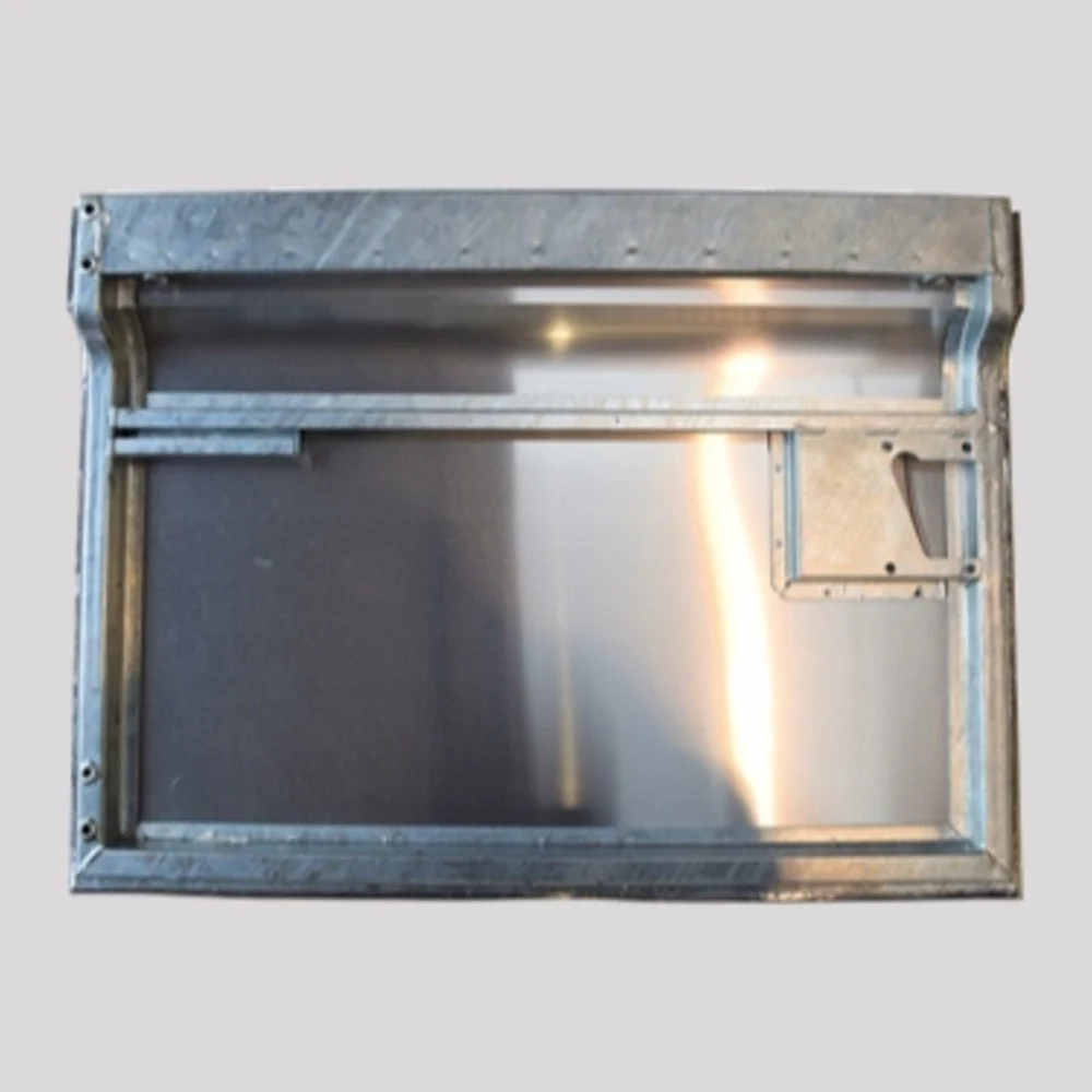 Series 2A / 3 Front Door Bottom – Right, Standard, no lock hole, Galvanised frame – DDS Metals