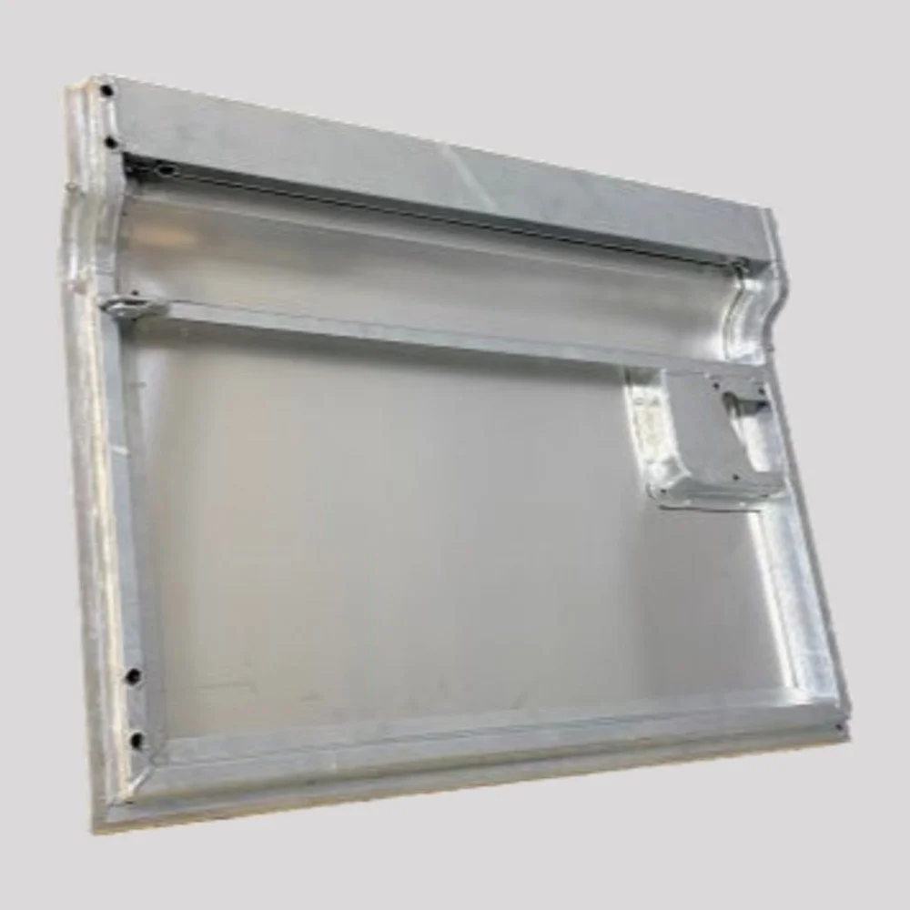 Series 2 Front Door Bottom – Right, Anti-burst, with lock hole, Galvanised frame – DDS Metals