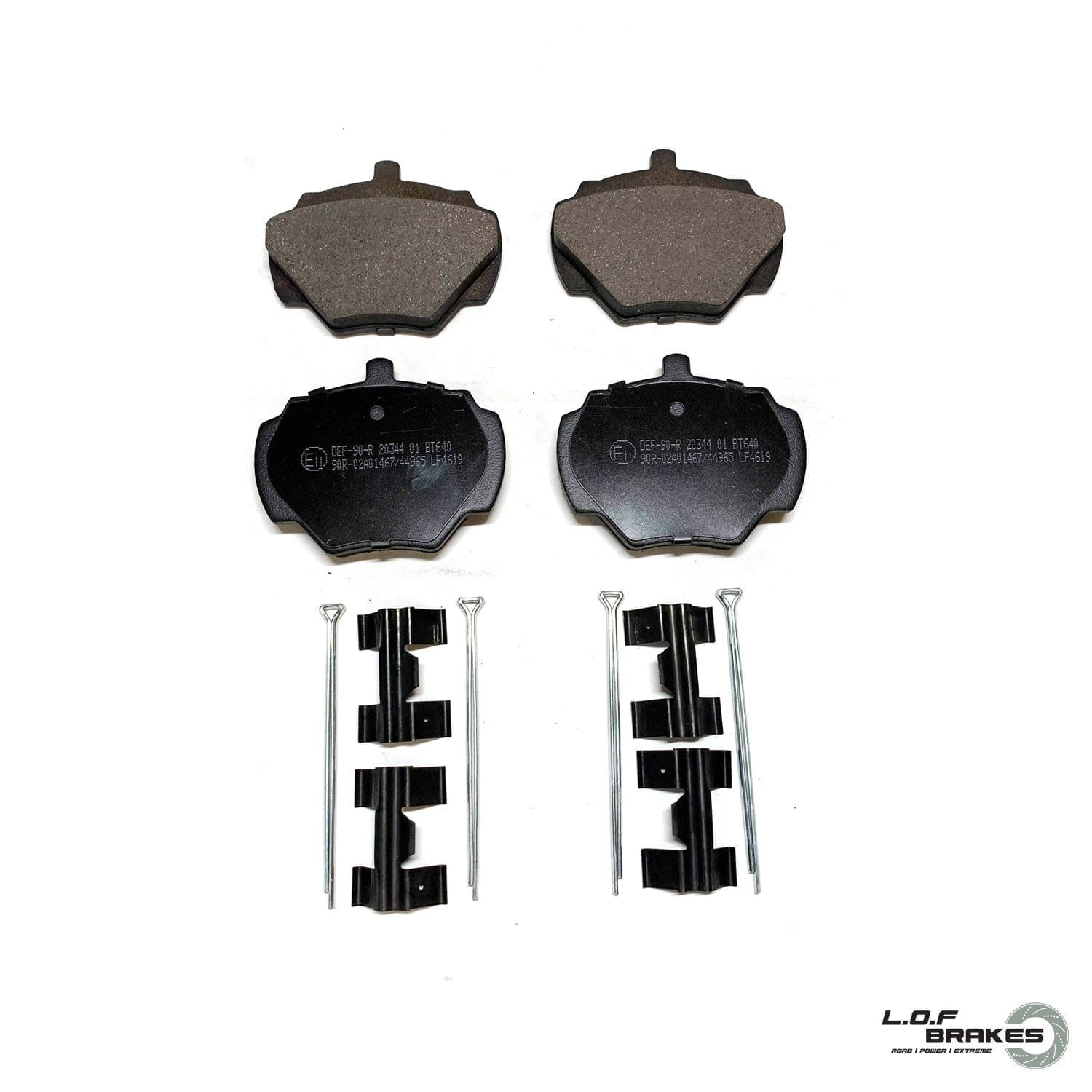 LOF ROADspec Rear Brake Pads - 90 Solid (94-16)