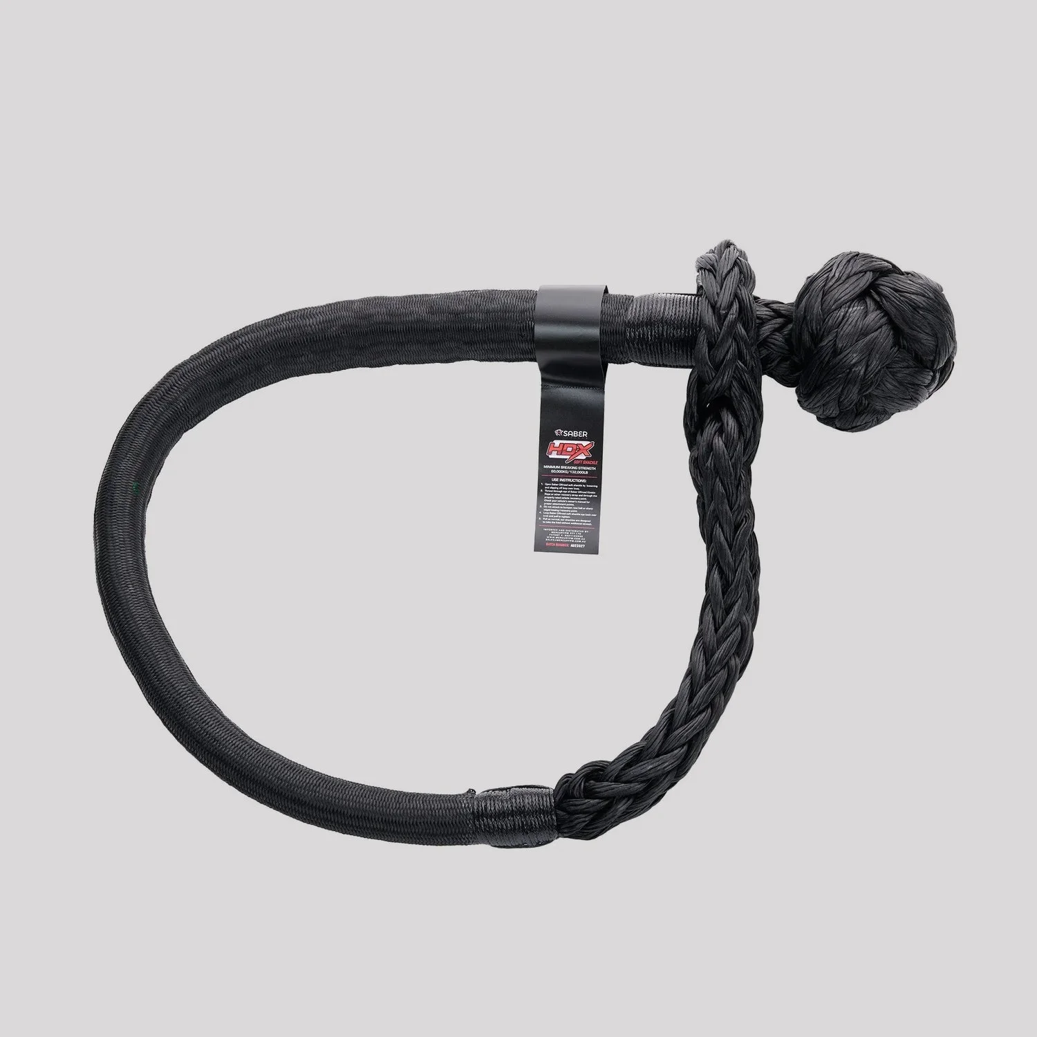 Saber 60,000KG HDX Technora Bound Soft Shackle – Saber Offroad