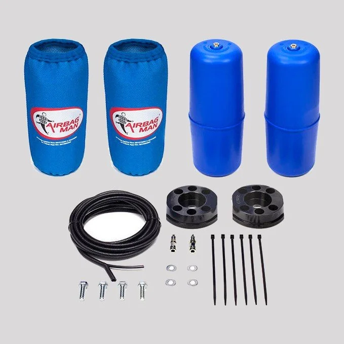 Pedders Airbag Man Air Suspension Helper Kit for Coil Springs - High Pressure for Defender 90/110/130, Discovery 1/2 & more