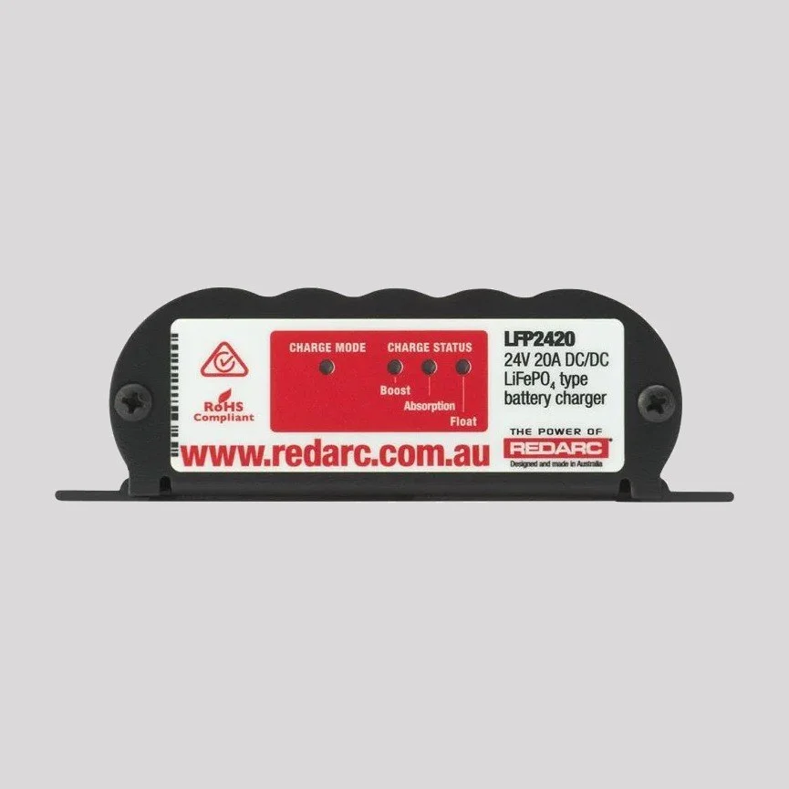 REDARC 24V 20A DC-DC LiFePO4 Battery Charger Low Isolation Voltage (LFP2420-LV) (photo 2 of 3)