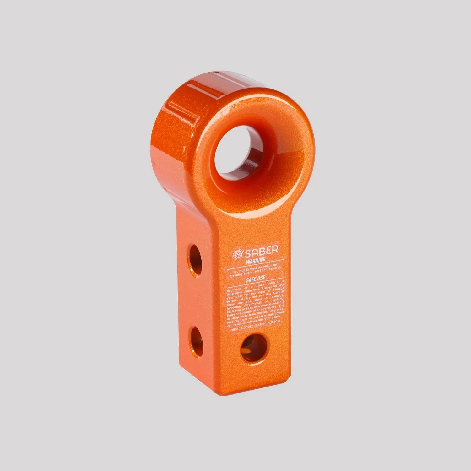Saber Alloy Recovery Receiver Hitch & 9K Soft Shackle BUNDLE – Saber Offroad