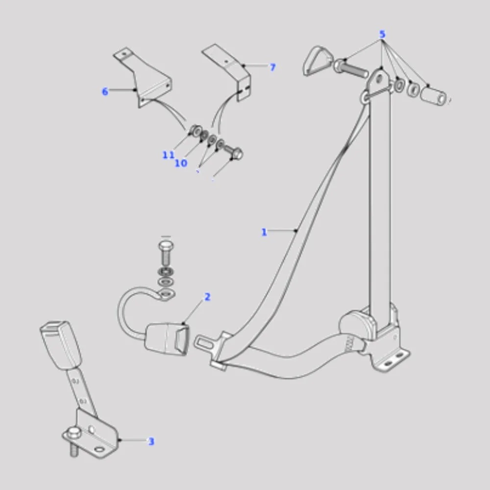Defender Front Seat Belt Anchorage Bracket (1987-2006) – DDS Metals