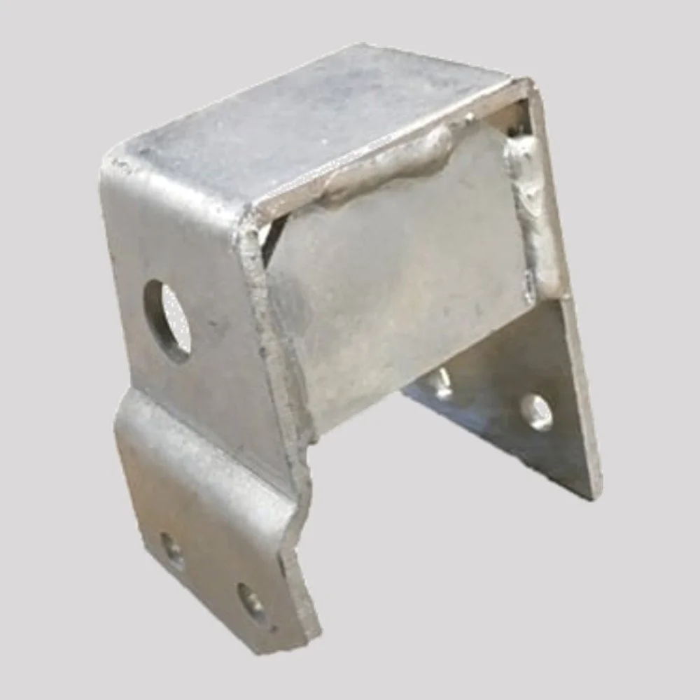 Defender Steering Damper to Chassis Bracket, Galvanised – Left-hand drive – DDS Metals