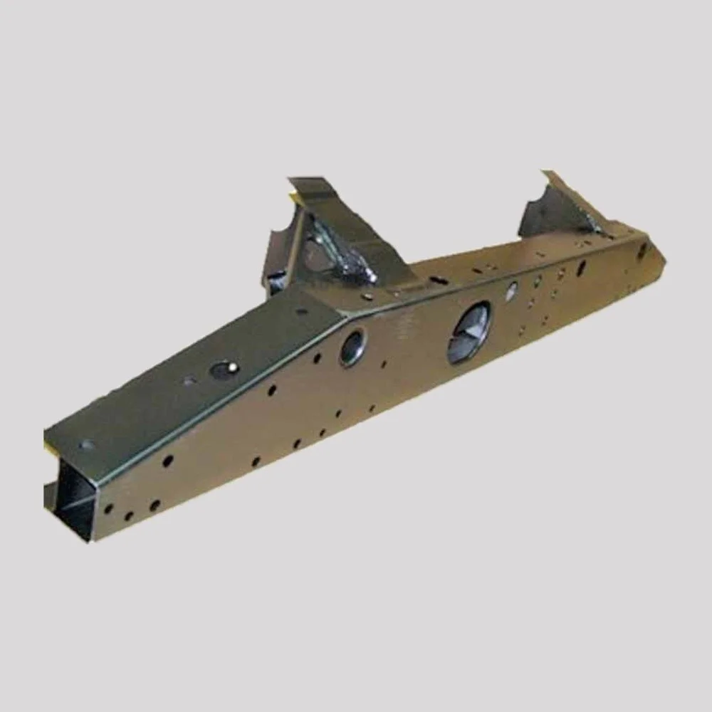 Defender 90 Td5 / Puma Rear Crossmember with 200mm Extensions – Standard, Black powder coated / Heavy duty, Black powder coated – DDS Metals