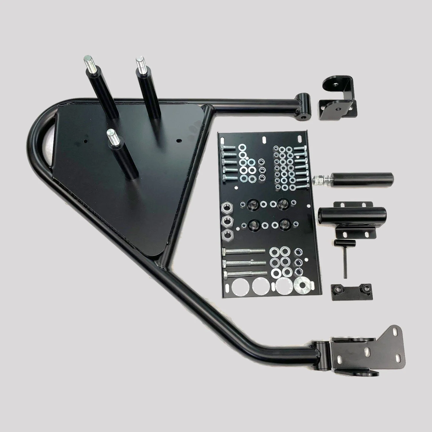 Defender Swing-Away Tubular Spare Wheel Carrier (1984-2016) – DDS Metals