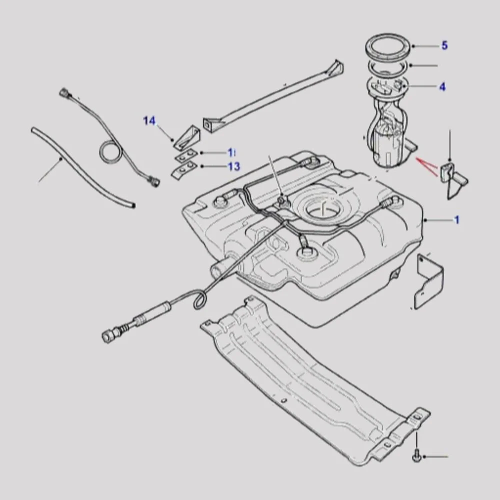Discovery 1 & 2 Front Fuel Tank Strap Bracket – DDS Metals