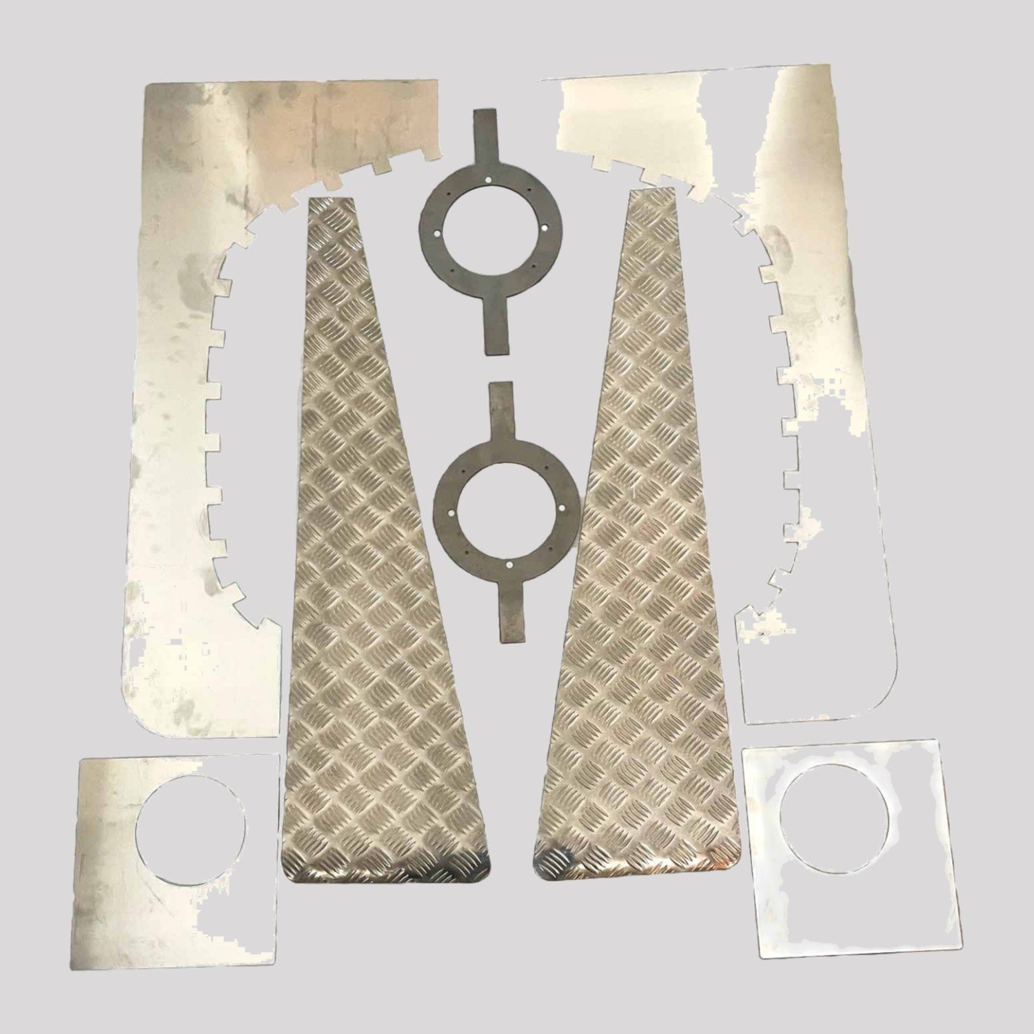 Defender Front Tubular Wings Kit Panels – DDS Metals