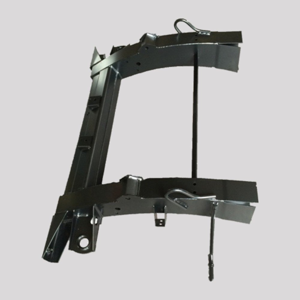 Discovery 2 Rear Quarter Chassis – Black powder coated – DDS Metals