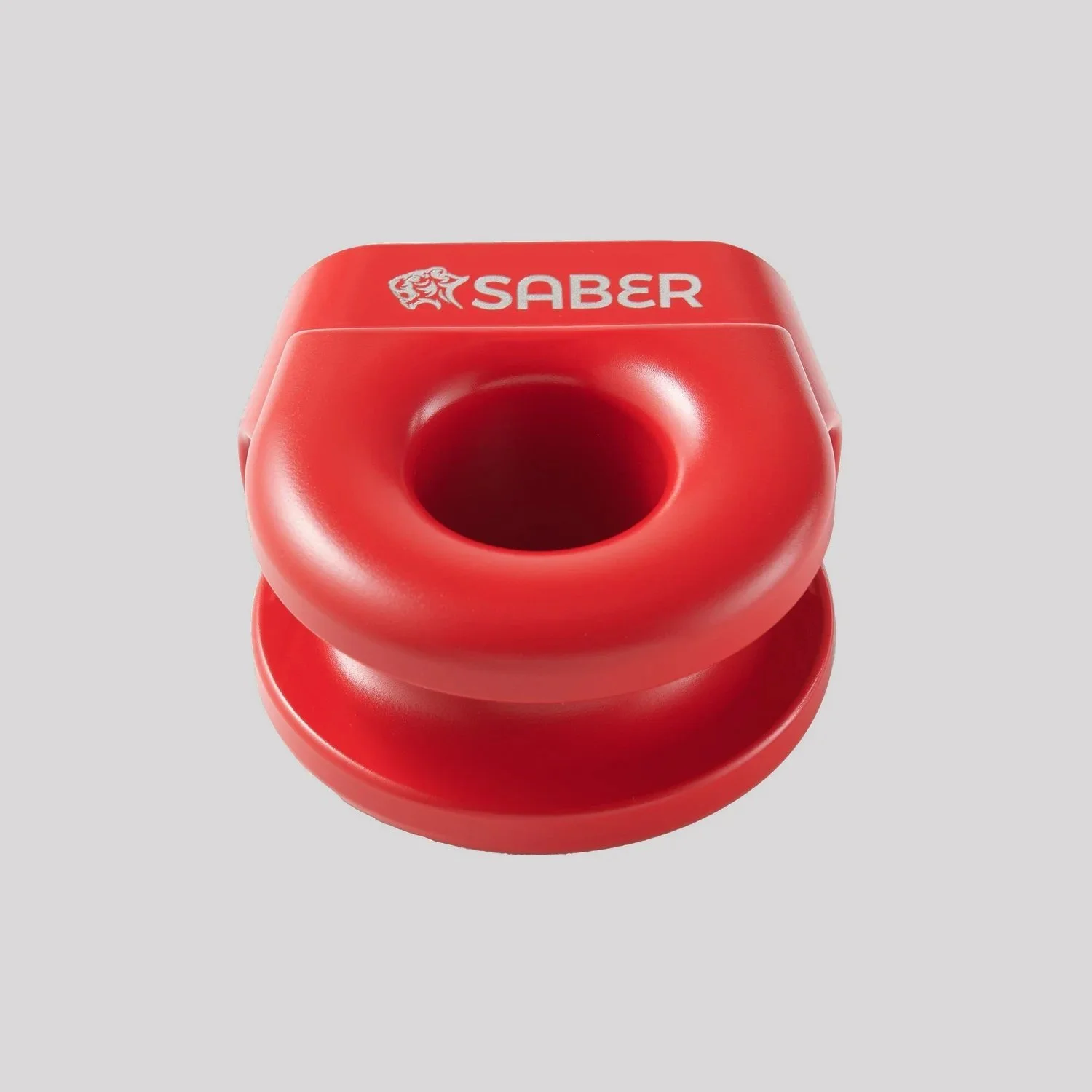 Saber Aluminium Spliced Winch Thimble - V2 – Cerakote Red – Saber Offroad